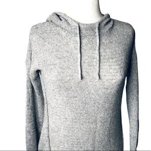 ABERCROMBIE & FITCH light gray hooded sweater S